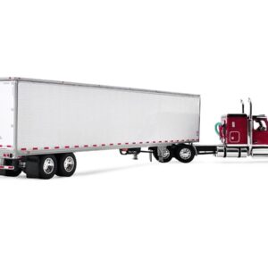 First Gear 1/64 Diecast Truck Peterbilt 589 with 58" Utility Trailer