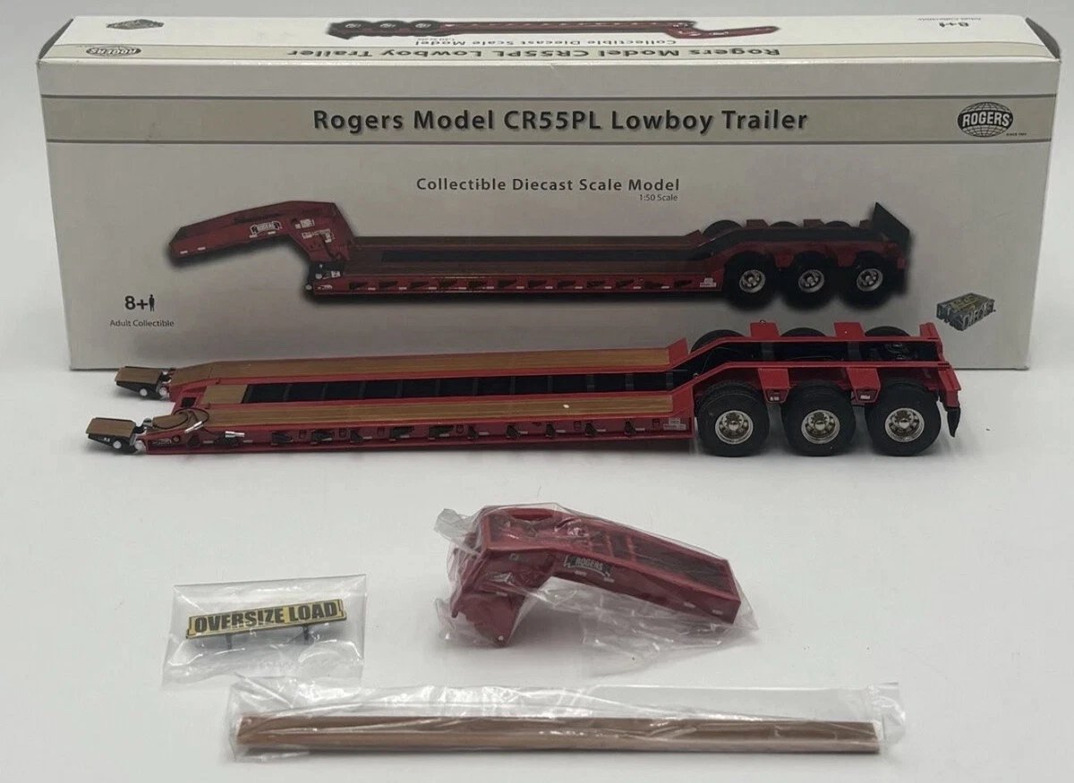 1:50 Rogers Model CR55PL Lowboy Trailer LN/Box TWH Collectibles TWH006 - Image 3