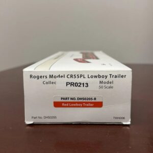 1:50 Rogers Model CR55PL Lowboy Trailer LN/Box TWH Collectibles TWH006
