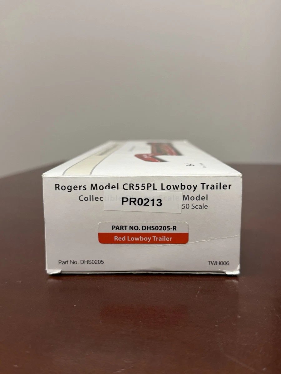 1:50 Rogers Model CR55PL Lowboy Trailer LN/Box TWH Collectibles TWH006
