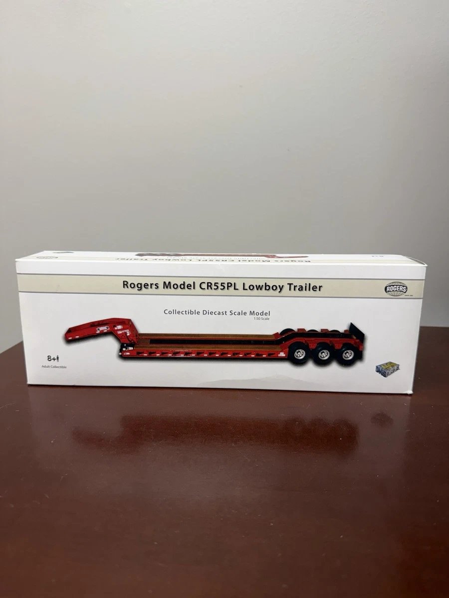 1:50 Rogers Model CR55PL Lowboy Trailer LN/Box TWH Collectibles TWH006 - Image 2