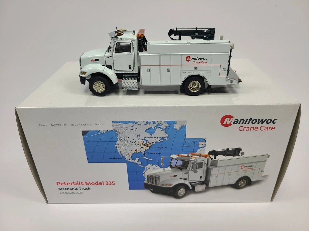 Peterbilt 335 Mechanic Service Truck - Manitowoc - TWH 1:50 Scale #098-01186 New - Image 4
