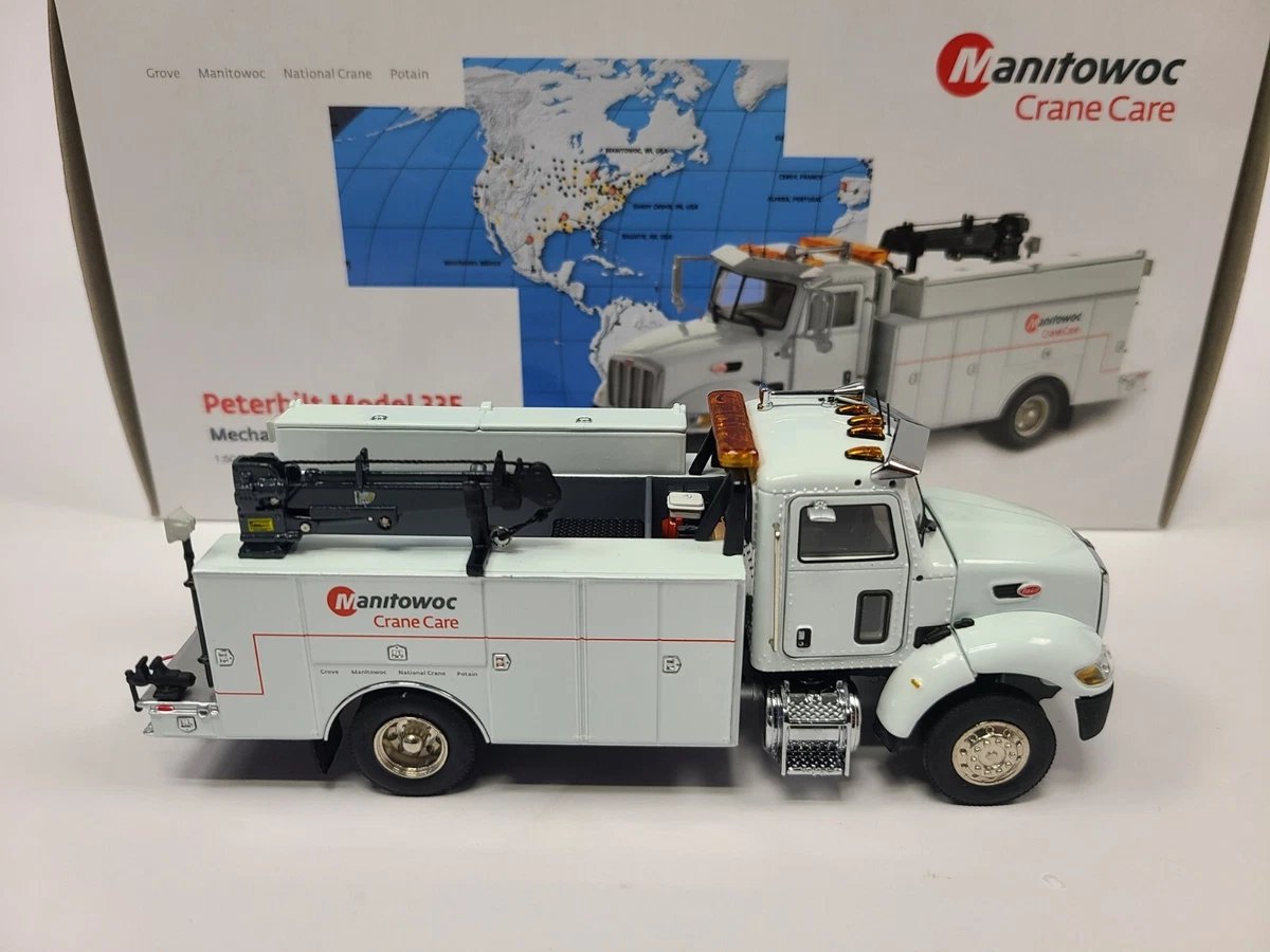 Peterbilt 335 Mechanic Service Truck - Manitowoc - TWH 1:50 Scale #098-01186 New