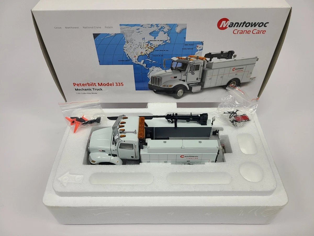 Peterbilt 335 Mechanic Service Truck - Manitowoc - TWH 1:50 Scale #098-01186 New - Image 6