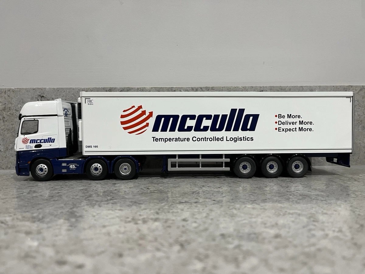 Corgi - Mercedes Benz MP4 & Fridge Trailer - McCulla - CC15805 - 1:50 - Mint/New - Image 7