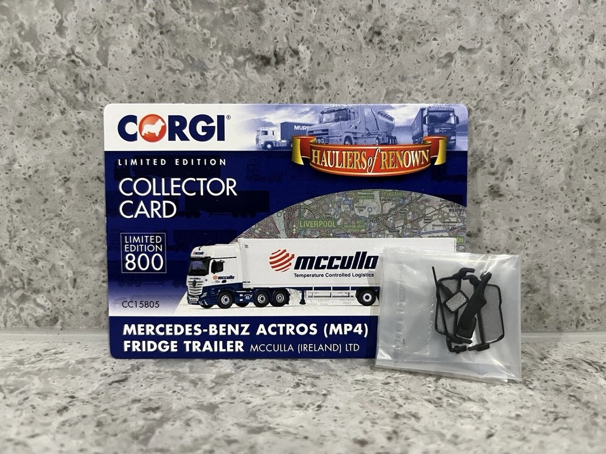 Corgi - Mercedes Benz MP4 & Fridge Trailer - McCulla - CC15805 - 1:50 - Mint/New - Image 4