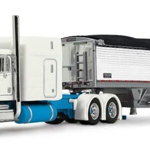 Peterbilt Model 389 with 63 Mid-Roof Sleeper and 43 Wilson Pacesetter High Sided Grain Trailer - Capitola Trucking 60-2207