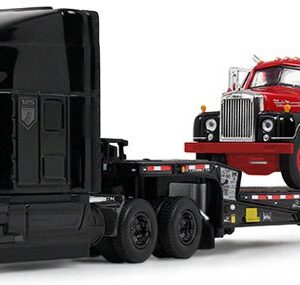 First Gear 1/64-Mack Anthem Sleeper and Landoll 440B-50CA Traveling Axle Trailer with Mack B-61 Day Cab Load - Mack Anniversary