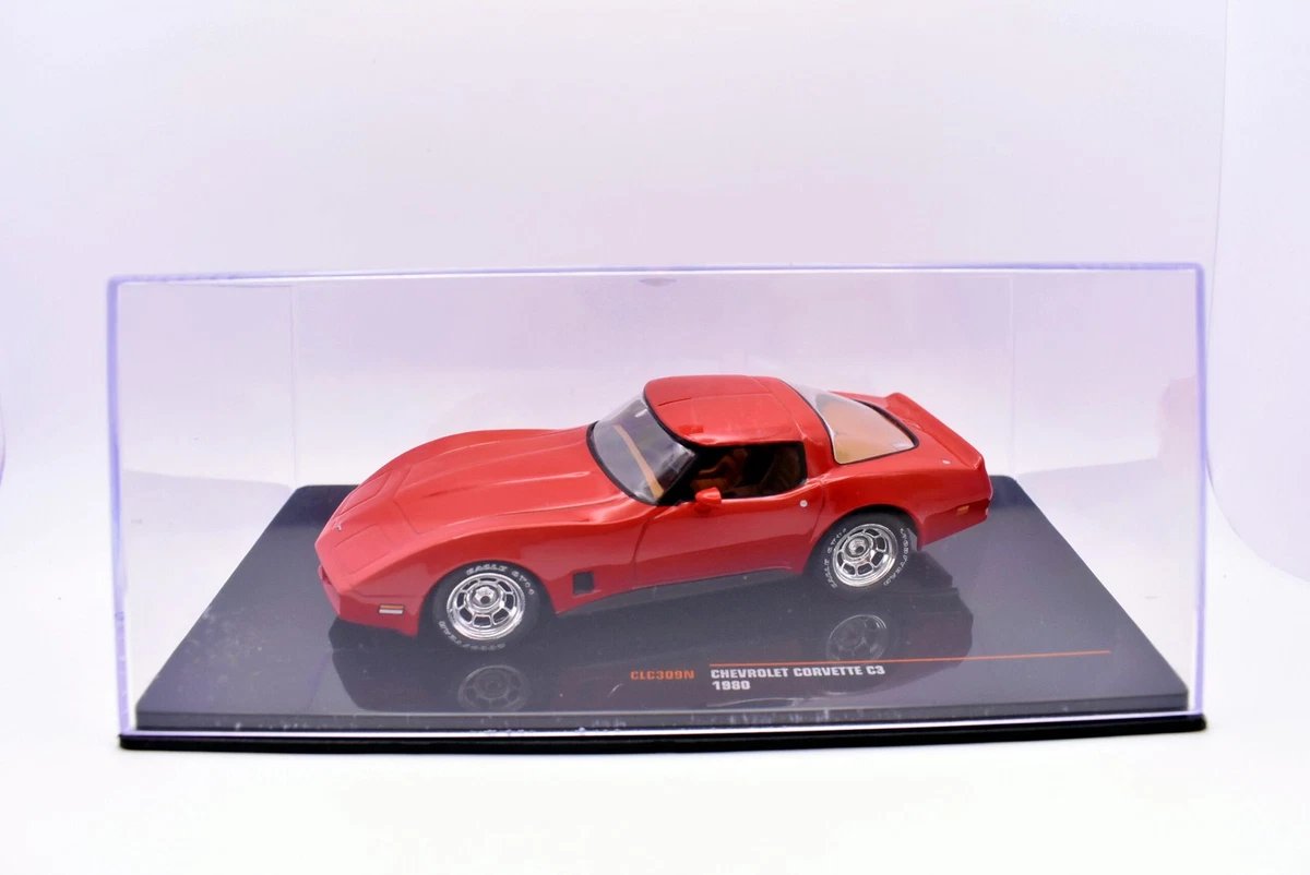 IXO Chevrolet Corvette C3 1980 Diecast Road Car Model 1:43 With Case ixo - Image 2