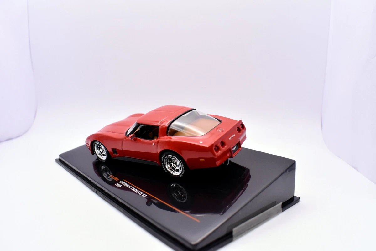 IXO Chevrolet Corvette C3 1980 Diecast Road Car Model 1:43 With Case ixo