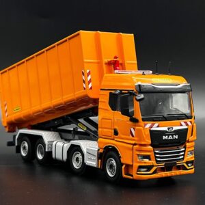 MAN TGX GM riged truck with hooklift system 8×2 +40m3 container WSI Truck Models