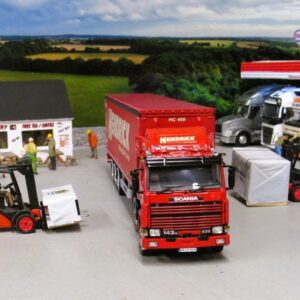 1:50 Scale Wsi Hendrick European Ireland, Scania 143 420 6x2 Curtainside Trailer