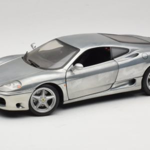Ferrari 360 Modena Chrome Silver Hot Wheels 1:18