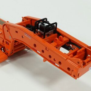 Mack Titan Tri-Axle with Fontaine 100-Ton 5-Axle Drop Side Rail Trailer - Orange 2010