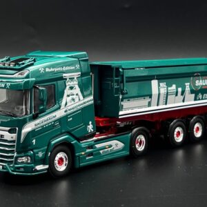 DAF XG 4×2 non sttering tipper trailer ruhrpott edition Sauerbaum WSI Truck Models